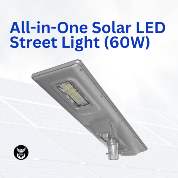 Blue Carbon All-in-One Solar LED Street Light (60W)