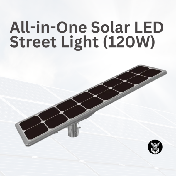 Blue Carbon All-in-One Solar LED Street Light (120W)